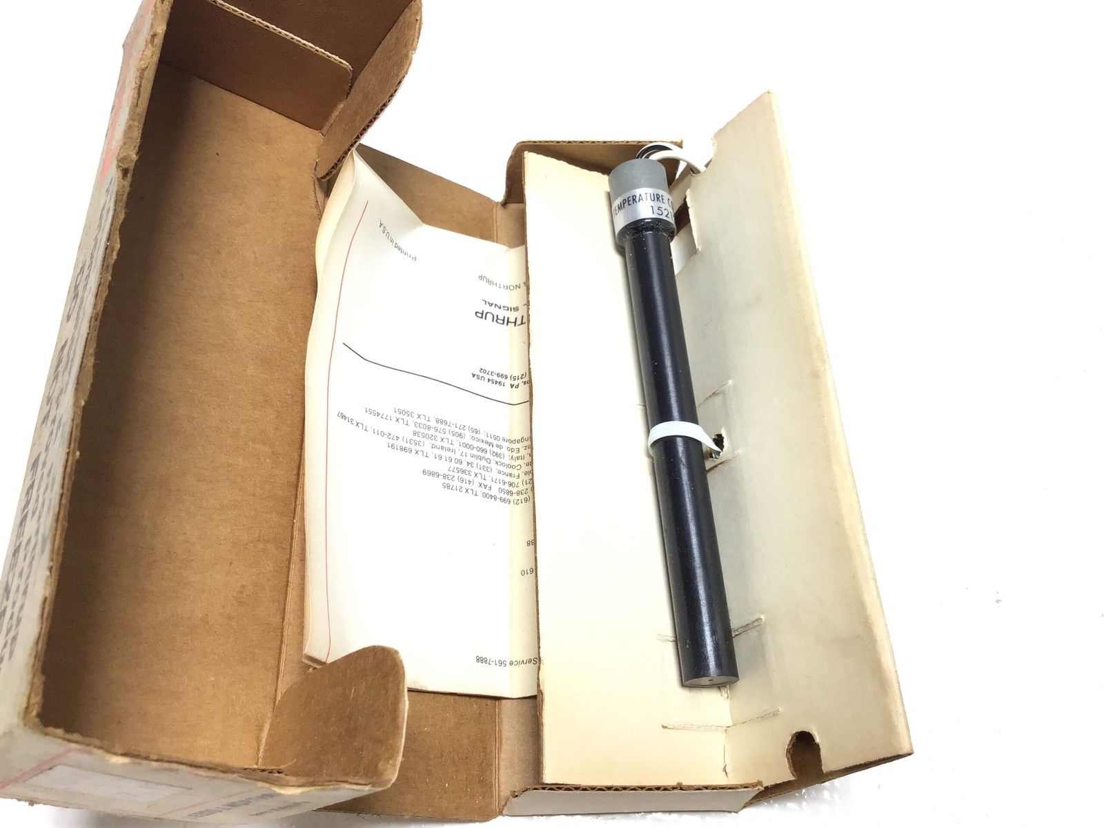 Leeds & Northrup 152 137 Temperature Sensor