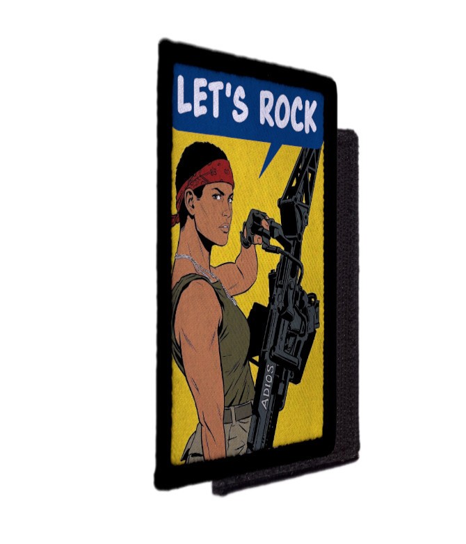 Let’s Rock Vasquez USCM Marines Movie alien Patch Tactical Hook Morale [sub]