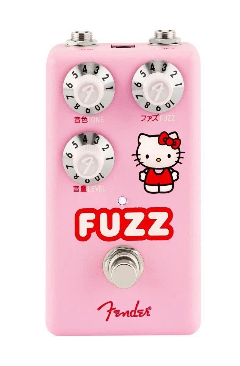 Fender x Hello Kitty Pink Fuzz 50th Anniversary Limited Edition Guitar Effect