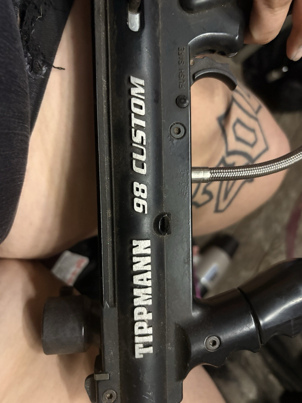 Tippmann 98 Custom Mechanical Semi-Auto Paintball Marker - Black