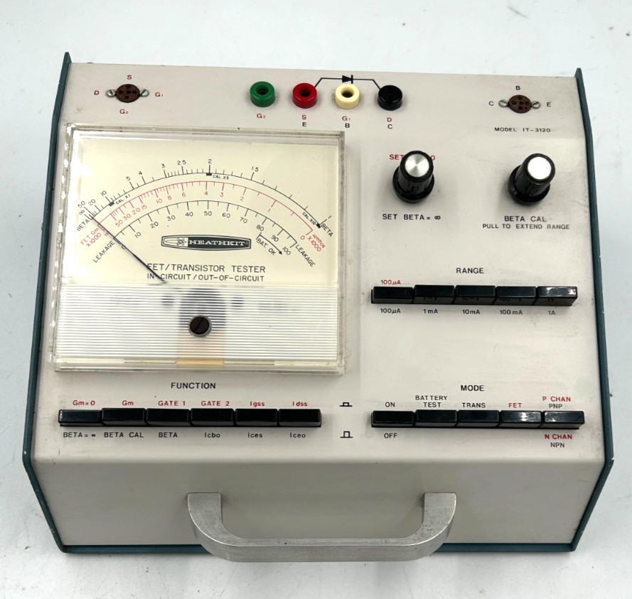 Heathkit Model IT-3120 FET Transistor Tester