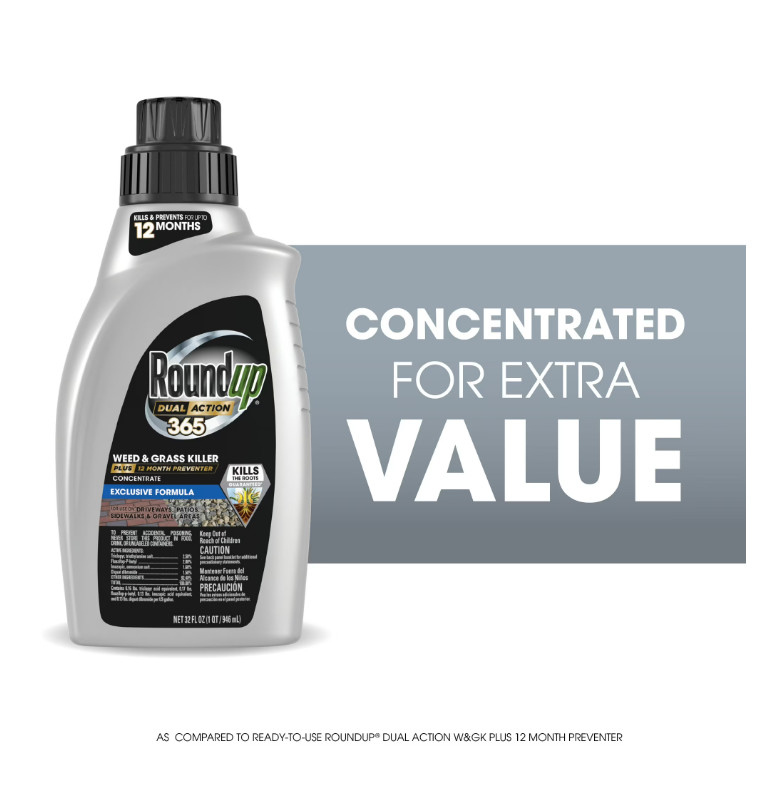 Dual Action 365 Weed & Grass Killer Plus 12 Month Preventer, 32 fl. oz.