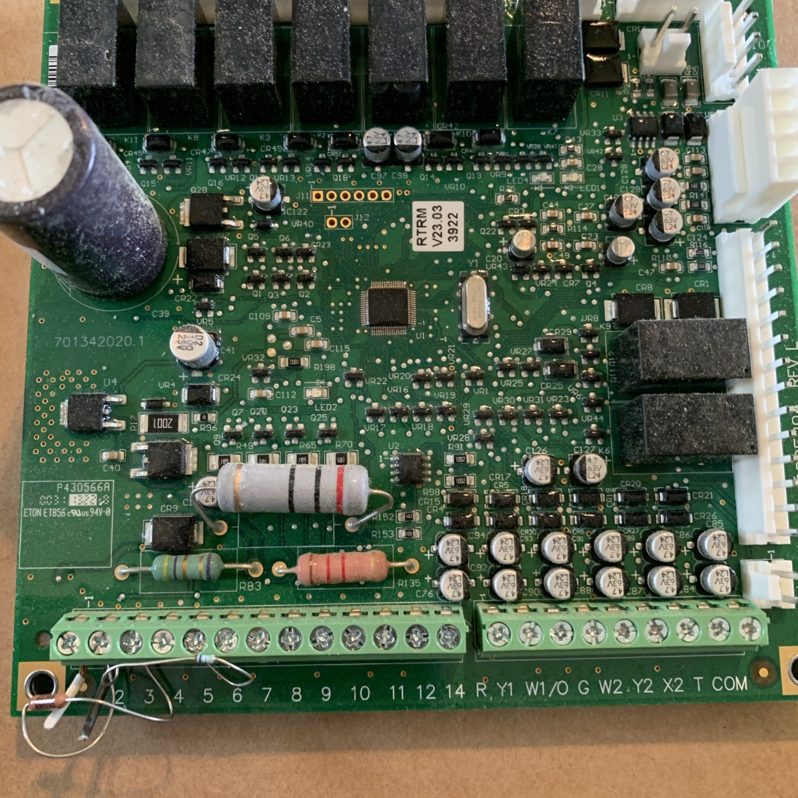 Trane 2013-21 6400235204 REV L Control Board Circuit Board MOD03196 RTRM V23.03