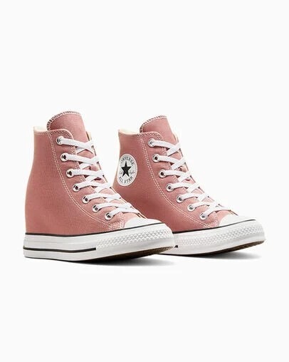Women Converse Chuck Taylor All Star Wedge Platform Shoe, A13832C Sizes Saddle/W