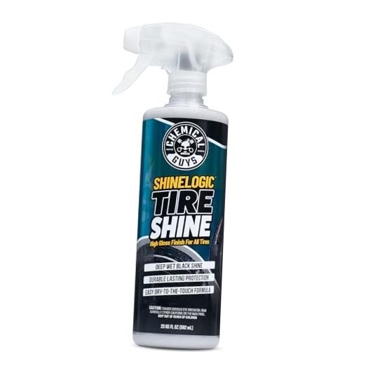 ShineLogic Tire Shine, Deep Wet Black Shine, Safe for Cars, Trucks,