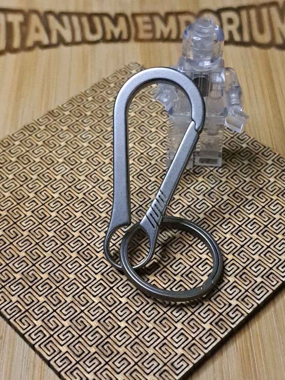 EDC Titanium Carabiner Keychain