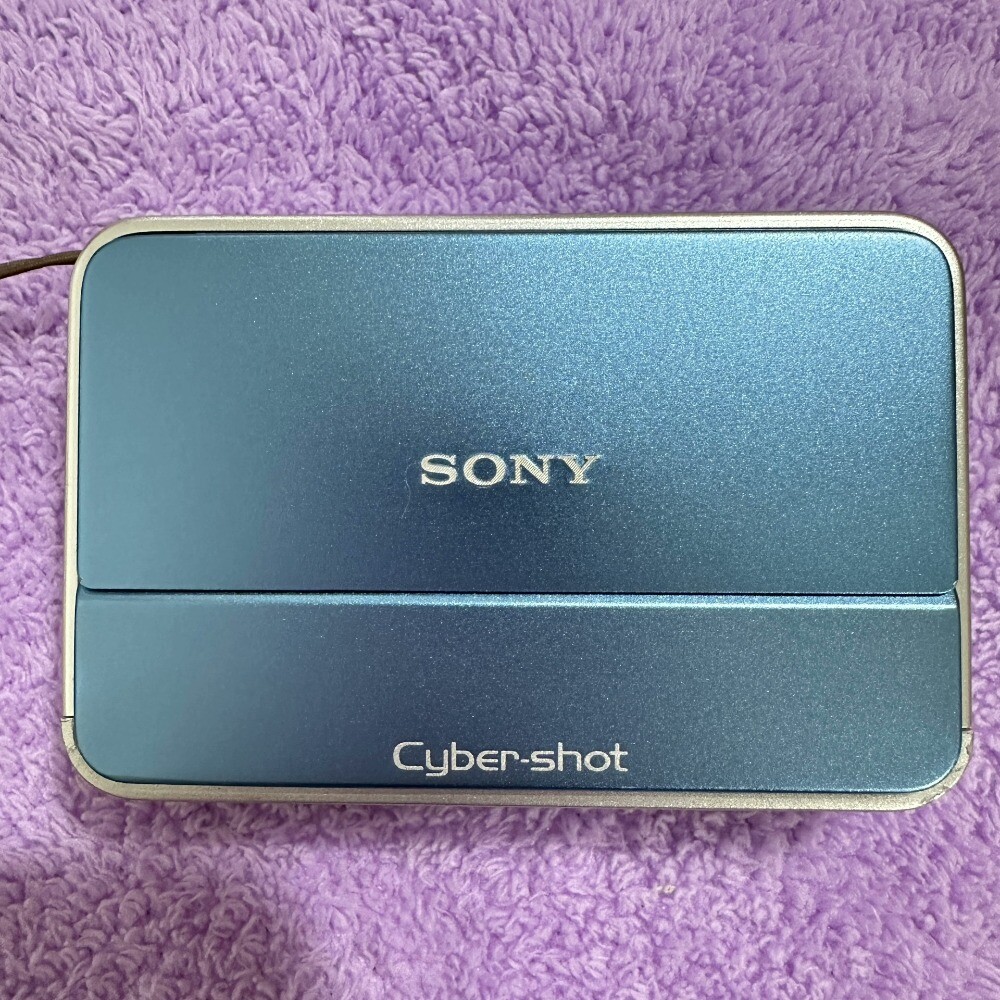 SONY Cyber-shot DSC-T2 8.1MP Vintage Digital Camera Blue Tested 90%new