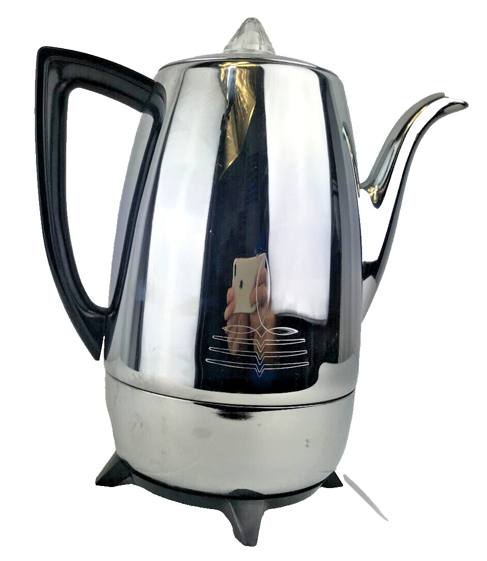 VINTAGE UNIVERSAL COFFEE PURCULATOR COFFEMAKER MODEL 4583 W/ CORD