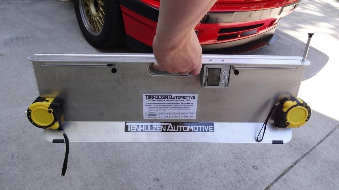 2-Wheel Alignment Tool - All-in-one Camber/Caster/Toe Plates -
