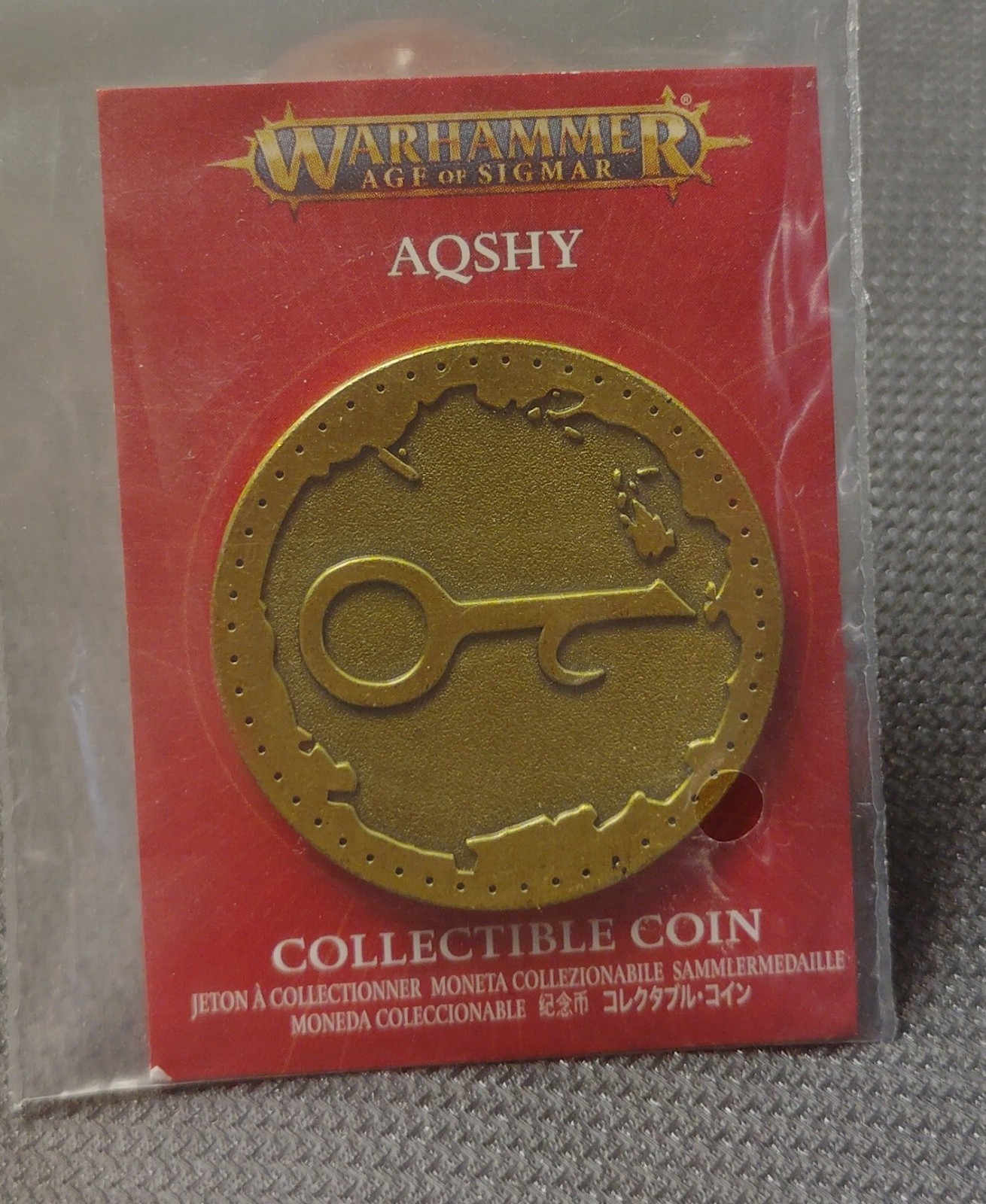 Aqshy Coin Warhammer Black Library Limited Edition Age Of Sigmar