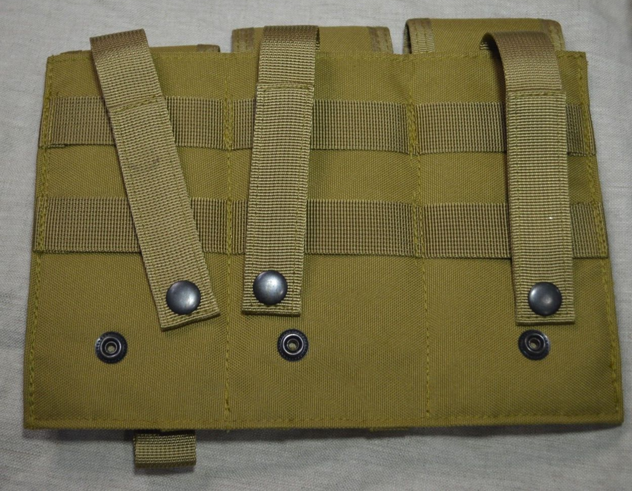 Triple Mag Pouch Khaki MOLLE