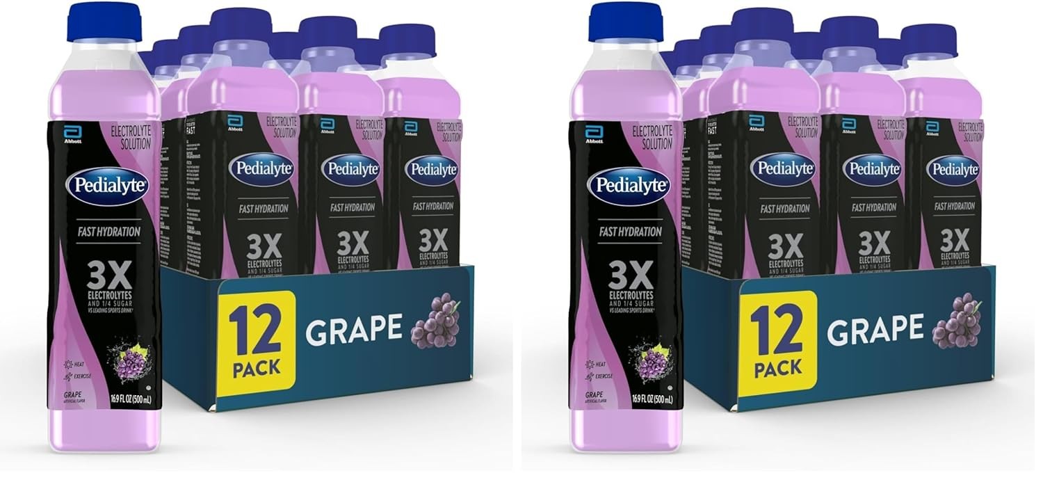 Electrolyte Solution Strawberry Hydration Drink 12 bottles half liter each
