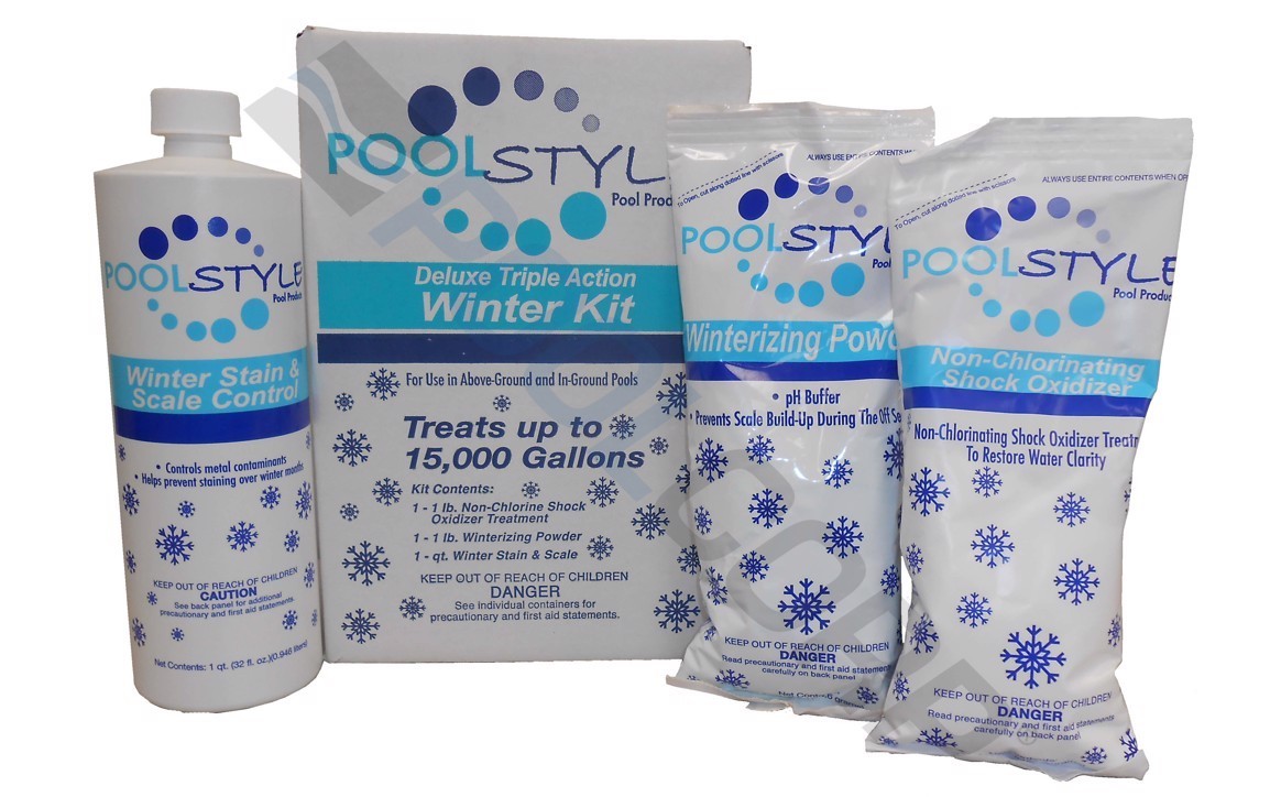 Swimming Pool Winter Kit Powder & Liquid Winterizing 15,000 gallon