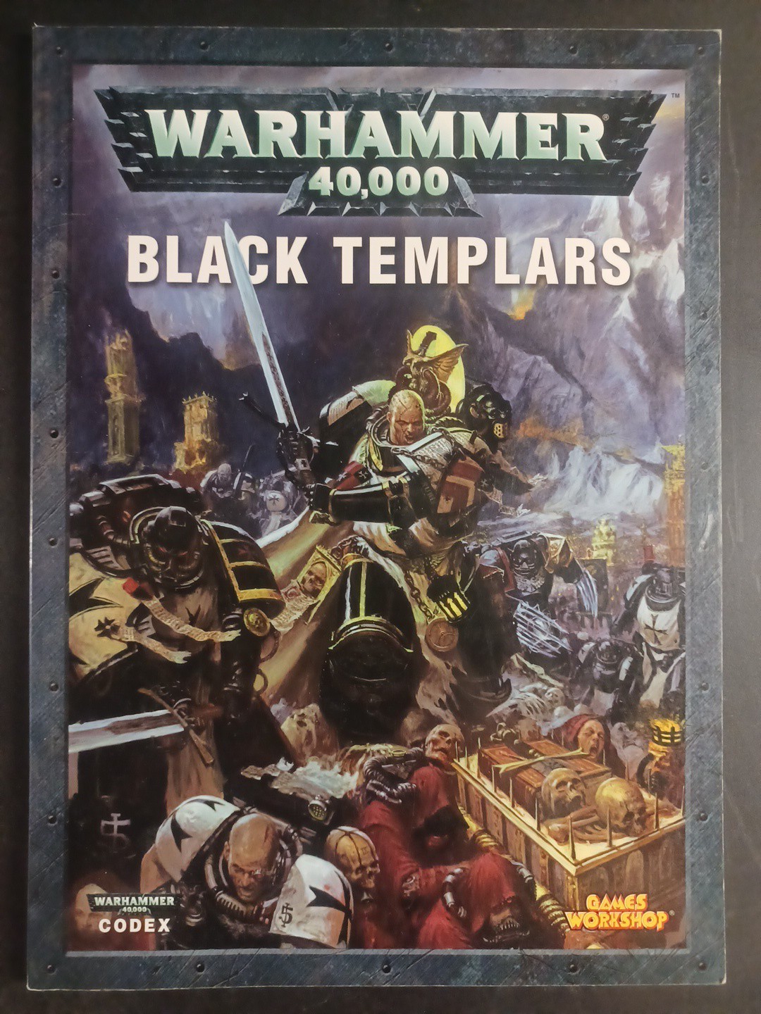 AUTHENTIC Warhammer 40K Black Templars Codex 4th Edition 2005 Games Workshop