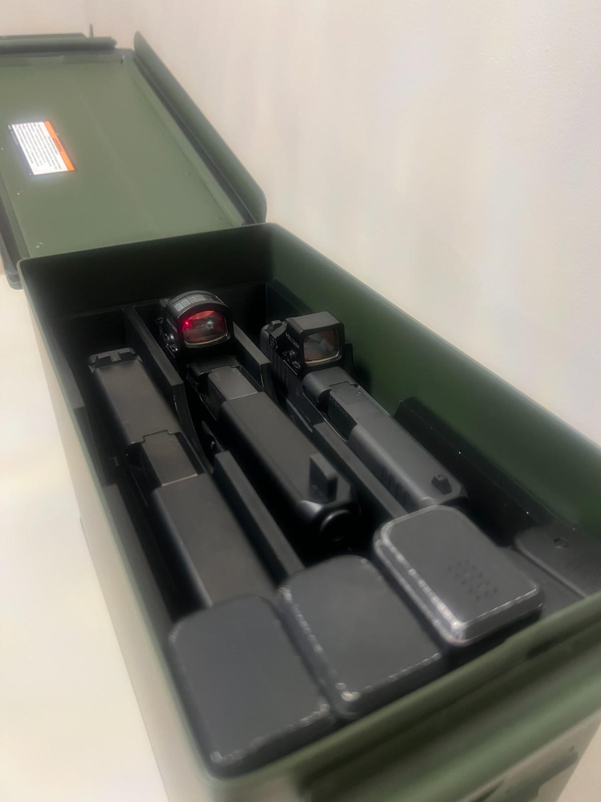 Gun case / Pistol ammo can case/ organizer and storage for multiple pistols