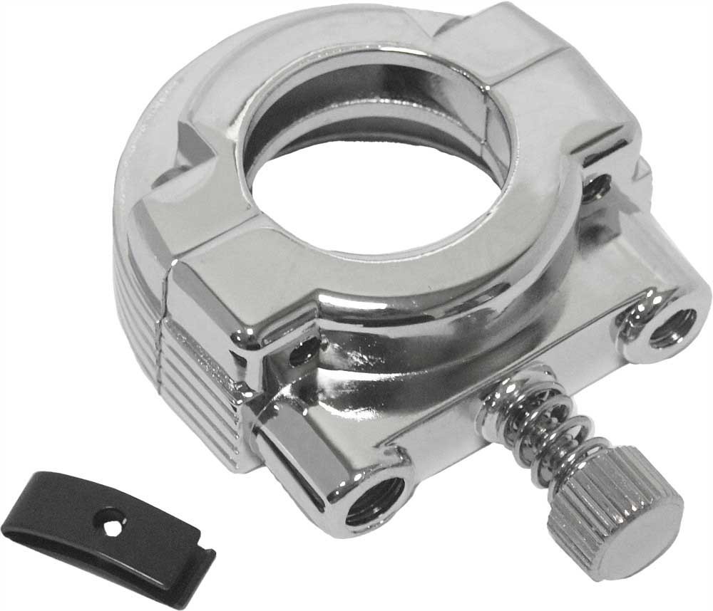 HardDrive Throttle Clamps - Single Clamp - Chrome - 30-106D