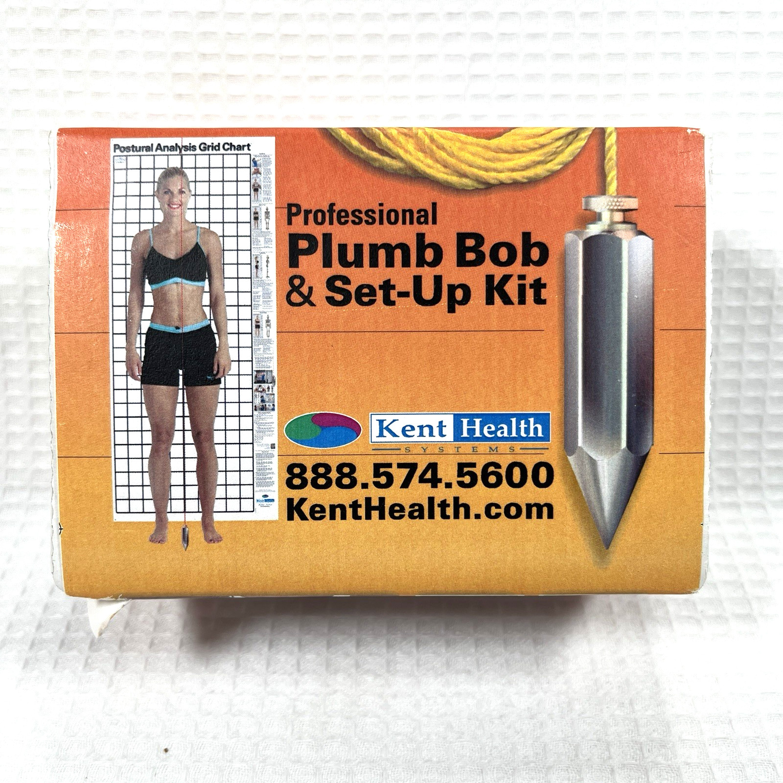 Massage Bodywork Therapy Professional Plumb Bob & SetUp Kit Kent Health Open Box