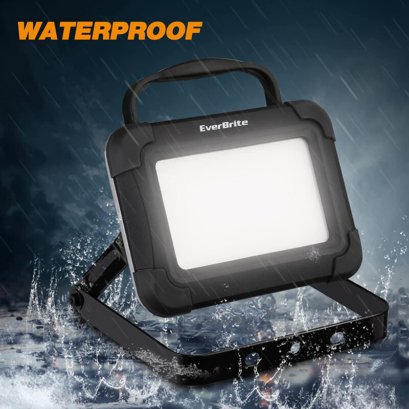 EverBrite Rechargeable 1500Lumen Work Light LED Super Bright Worklight w/2 Modes