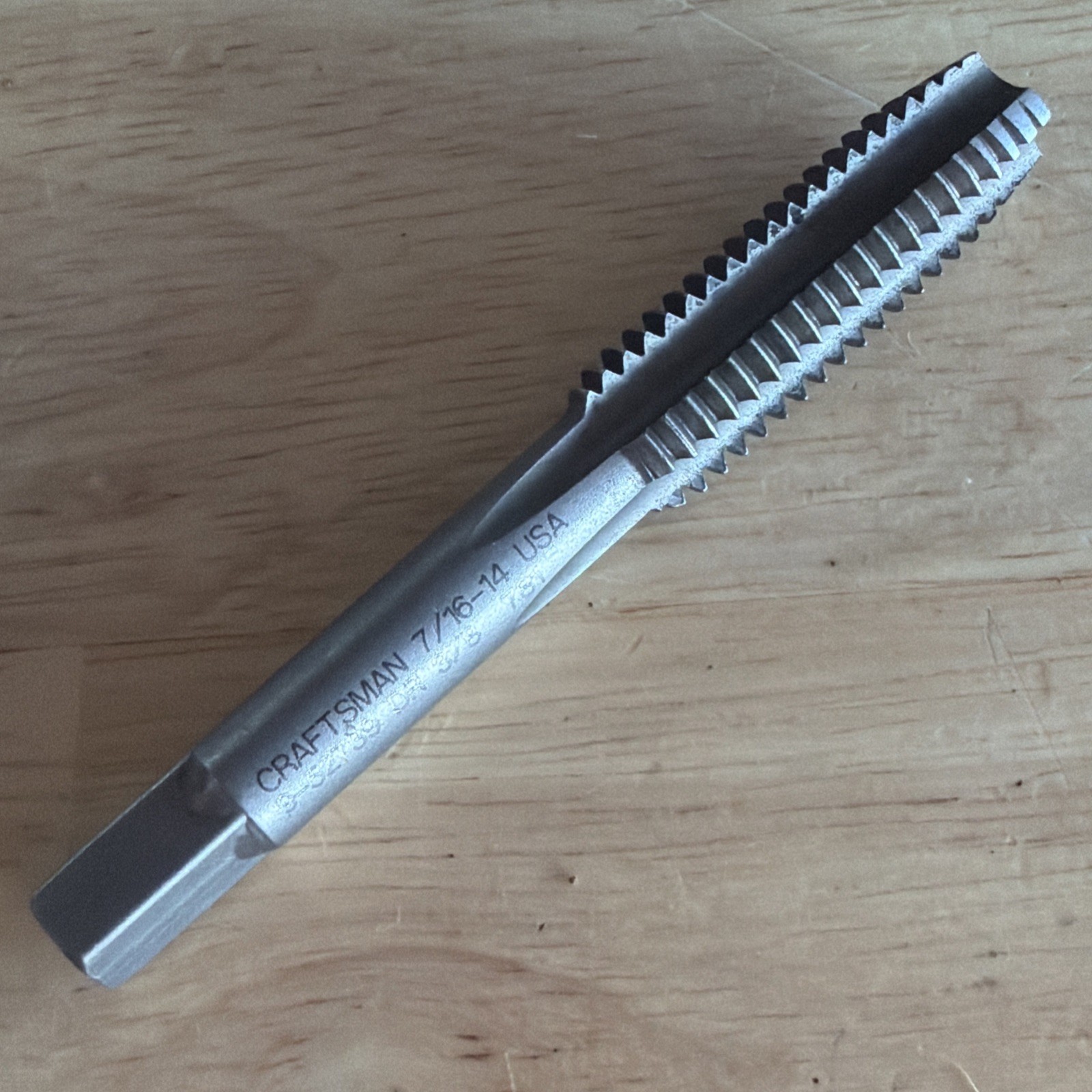 Craftsman Professional 7/16" - 14 Tap 9 52739 for Tap & Die Set 52306 USA