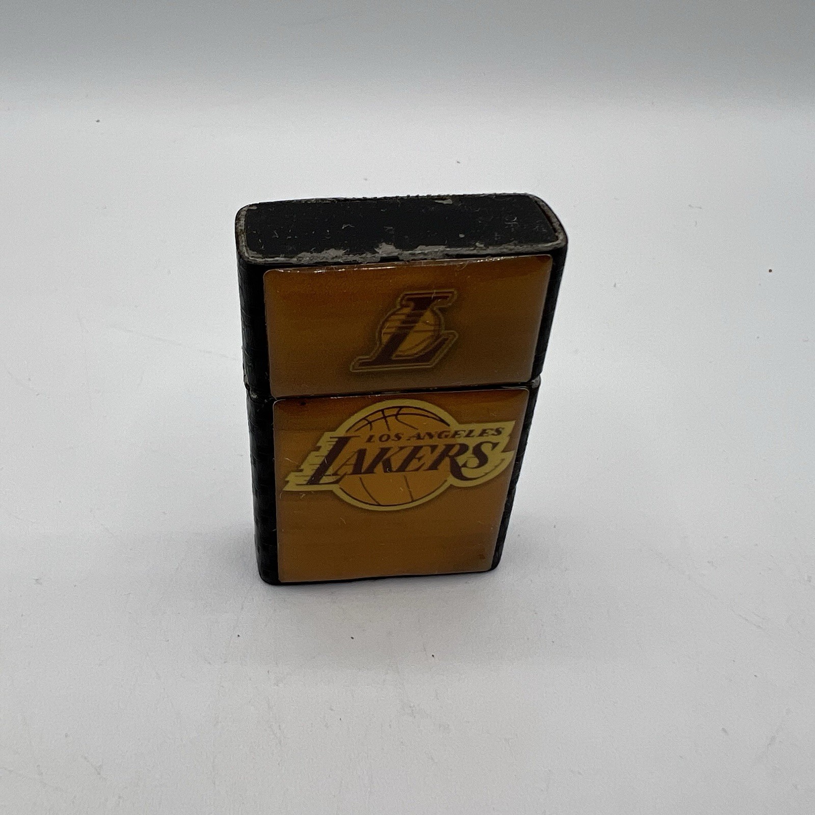 Vintage Los Angeles Lakers Refillable Pocket Lighter Untested Empty NBA