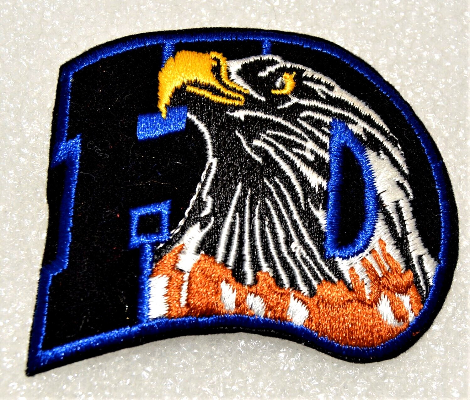 Eagle Head Harley Davidson Motorcycle Embroidered CREST Licensed Product MINT