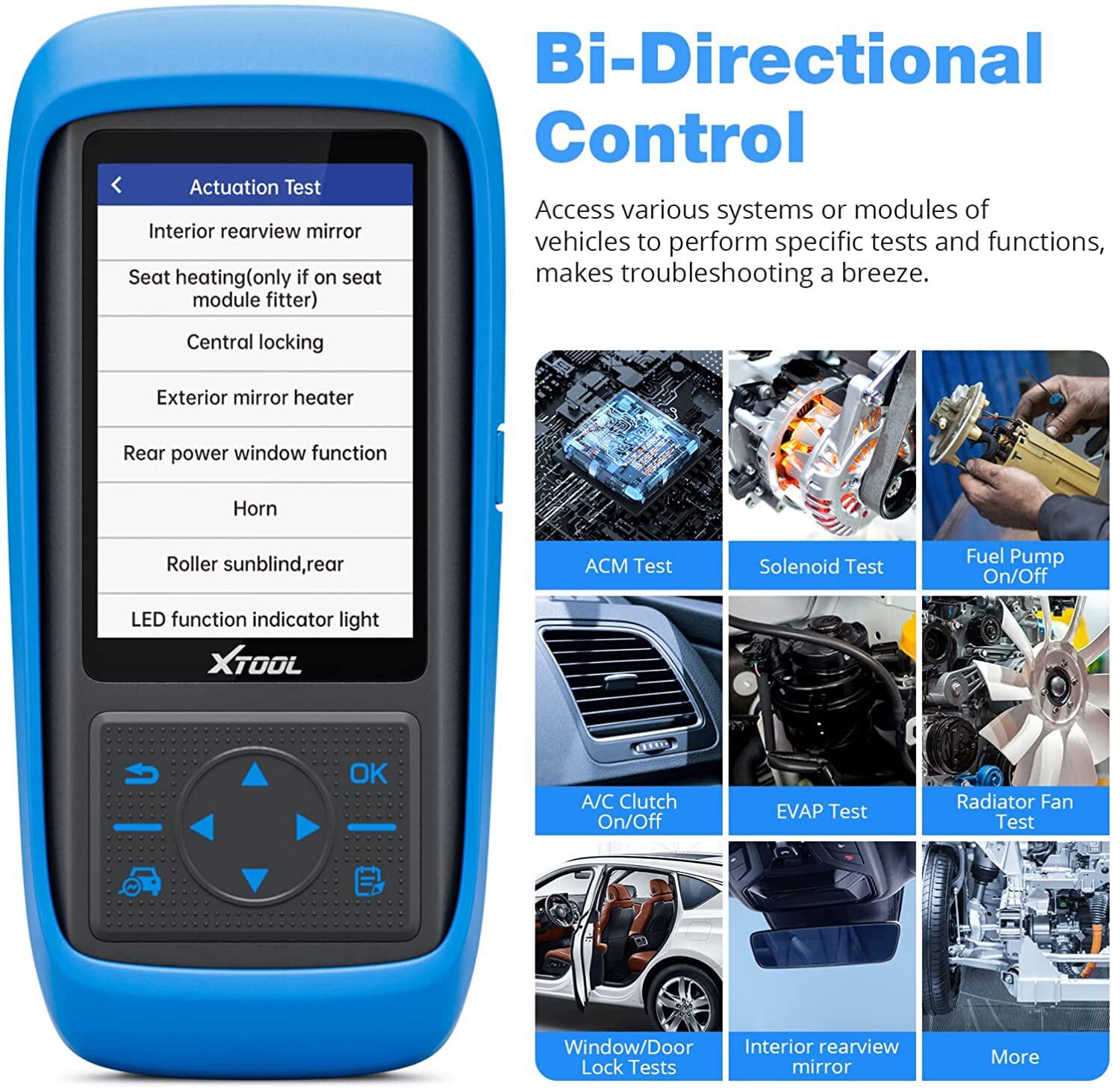XTOOL PS701 PRO Auto All System Diagnostic Bi-Directional Scan For Japanese Cars