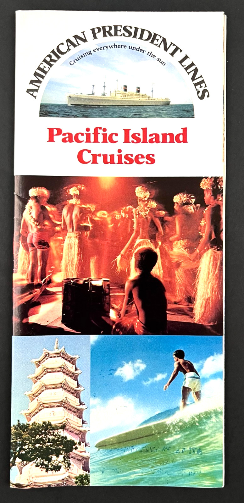 1969-70 American President Lines Pacific Islands Cruises Vintage Travel Brochure