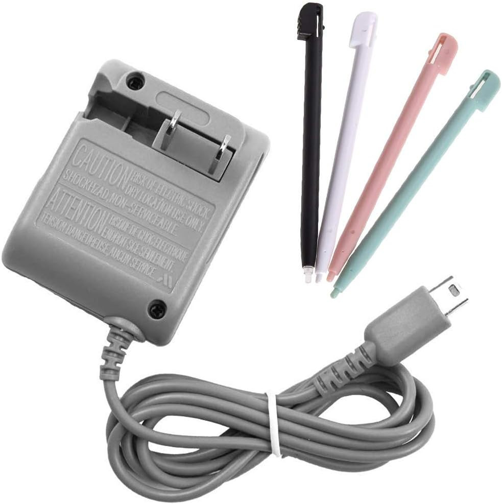 DS Lite Charger Kit, AC Power Adapter and Stylus Pen for Nintendo DS Lite, Wall