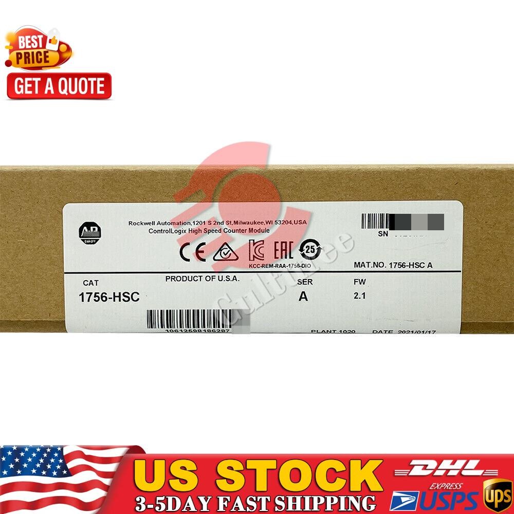 New Factory Sealed AB 1756-HSC /A ControlLogix High Speed Counter Module 1756HSC