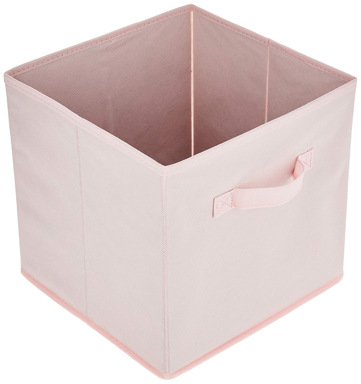 Home Furnishings Collapsible Storage Bins, Set of 4, Rose Quartz