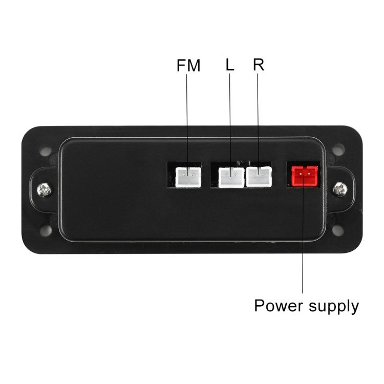 Car Audio MP3 Decoder Board, Bluetooth FM, USB/TF, 3.5mm AUX, 5V 2x3W, Recording
