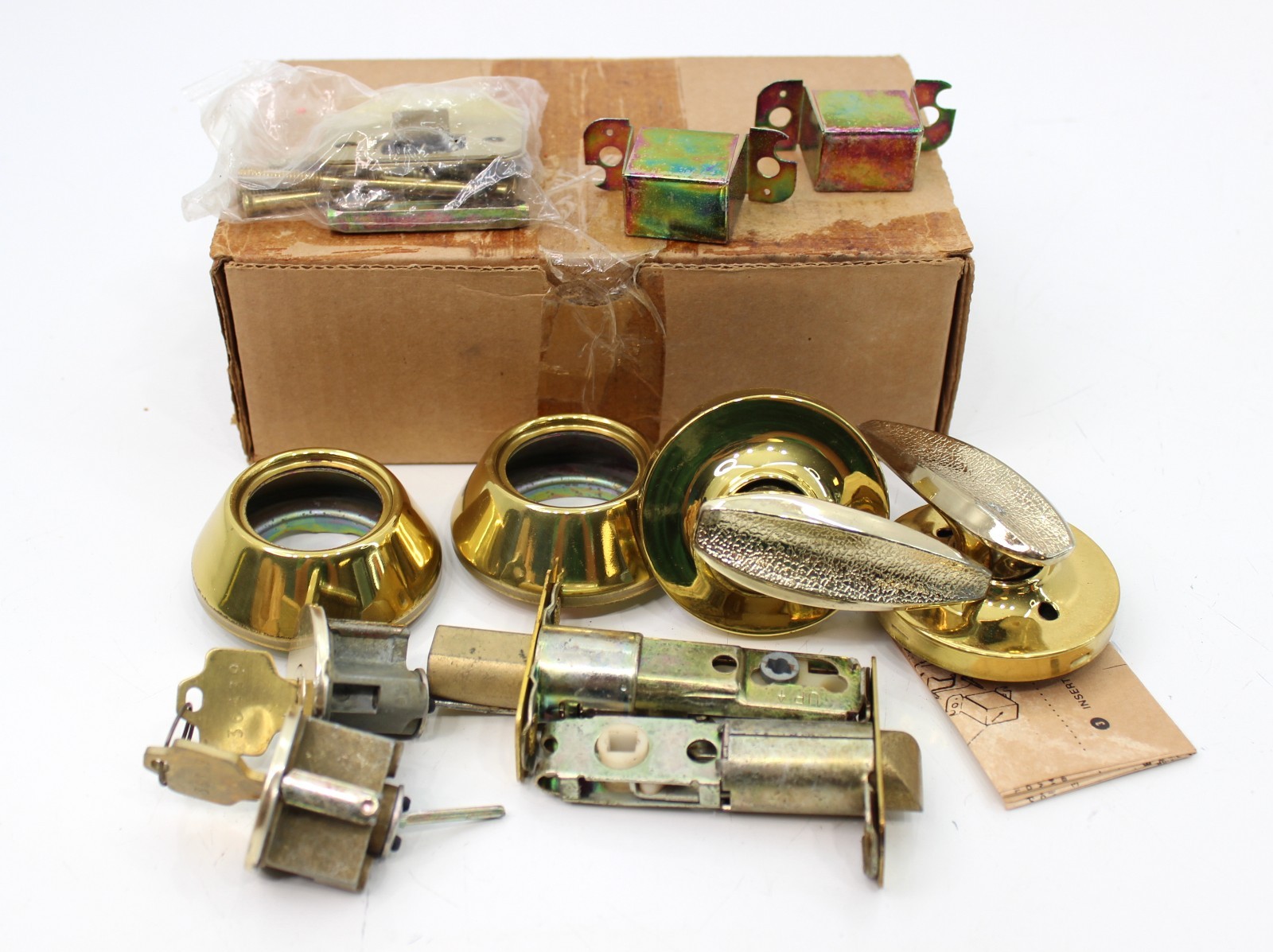 Amerock Gold Color Door Lock W/ Keys