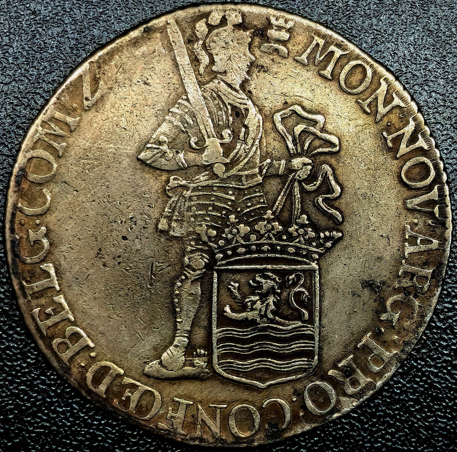 1 Ducat 1770 Knight in Armor Province of Zeeland Netherlands (Dutch Republic) !!