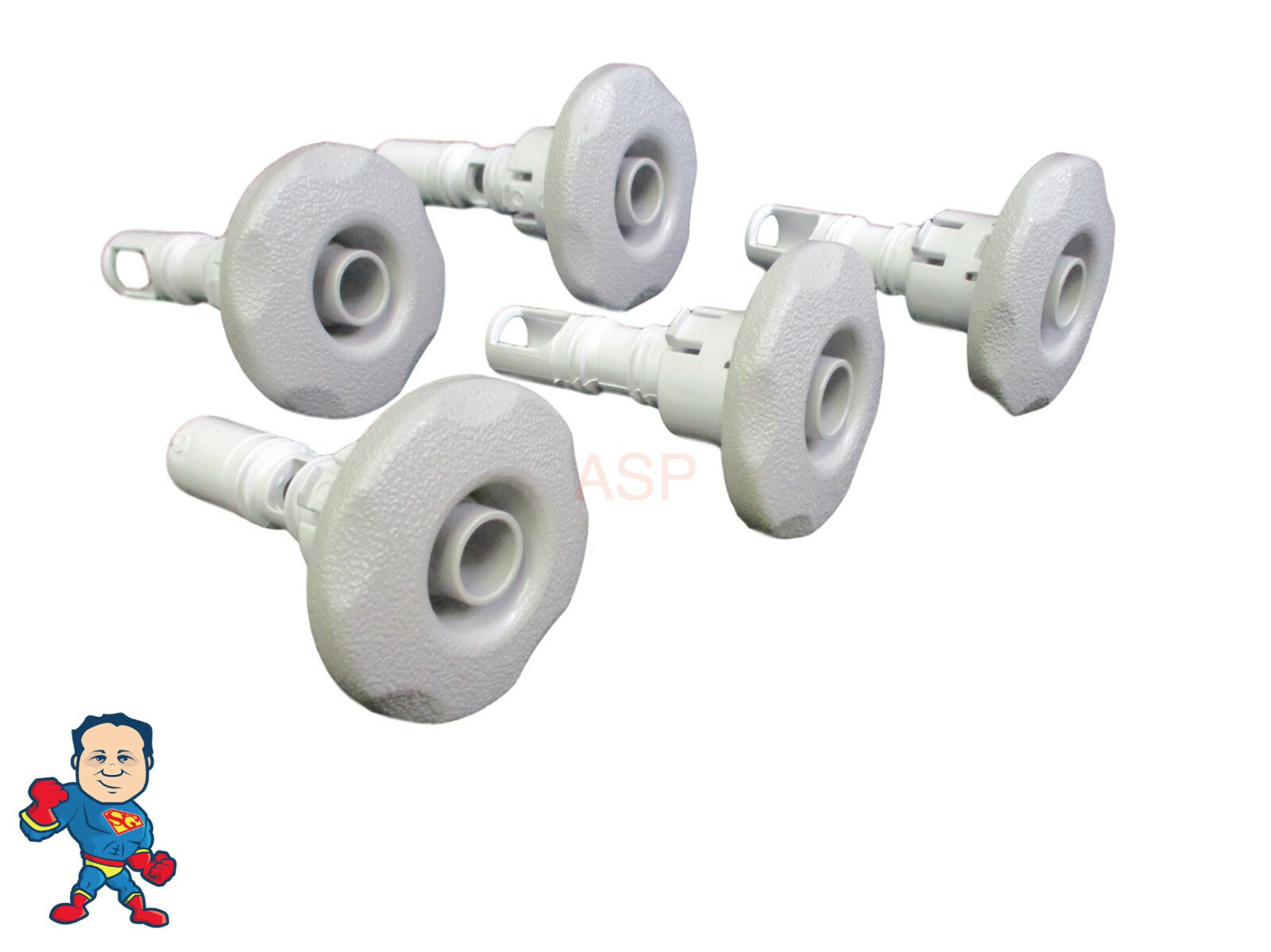 Set of (5), Universal, Cluster Storm, Jet Internal, Waterway, 2" face diameter