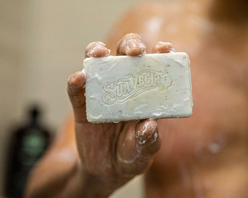 Suavecito Shower Whiskey Bar Body Soap - 6 Pack
