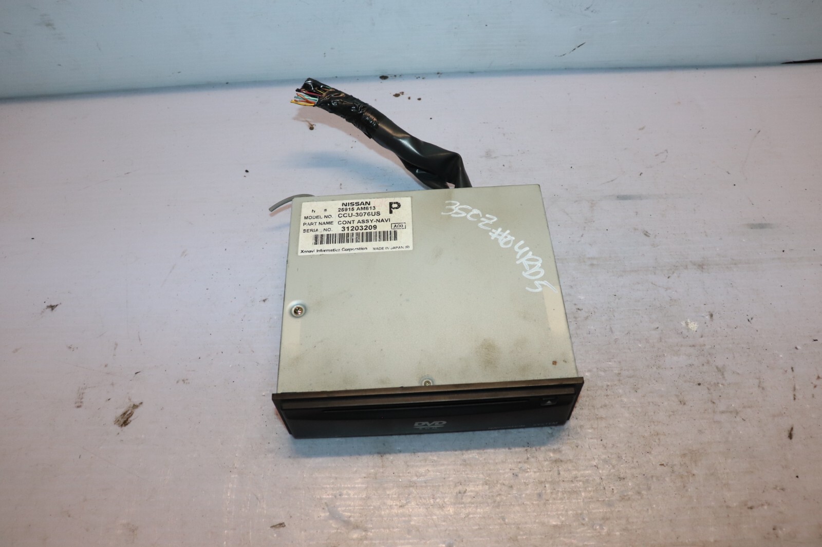 2004 Nissan 350Z Roadster GPS Navigation DVD ROM Driver OEM
