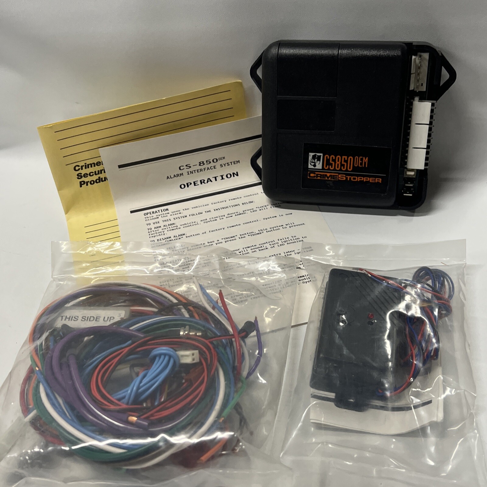 Crimestopper CS-850OEM Alarm Interface System & Impact Sensor Module CS850OEM