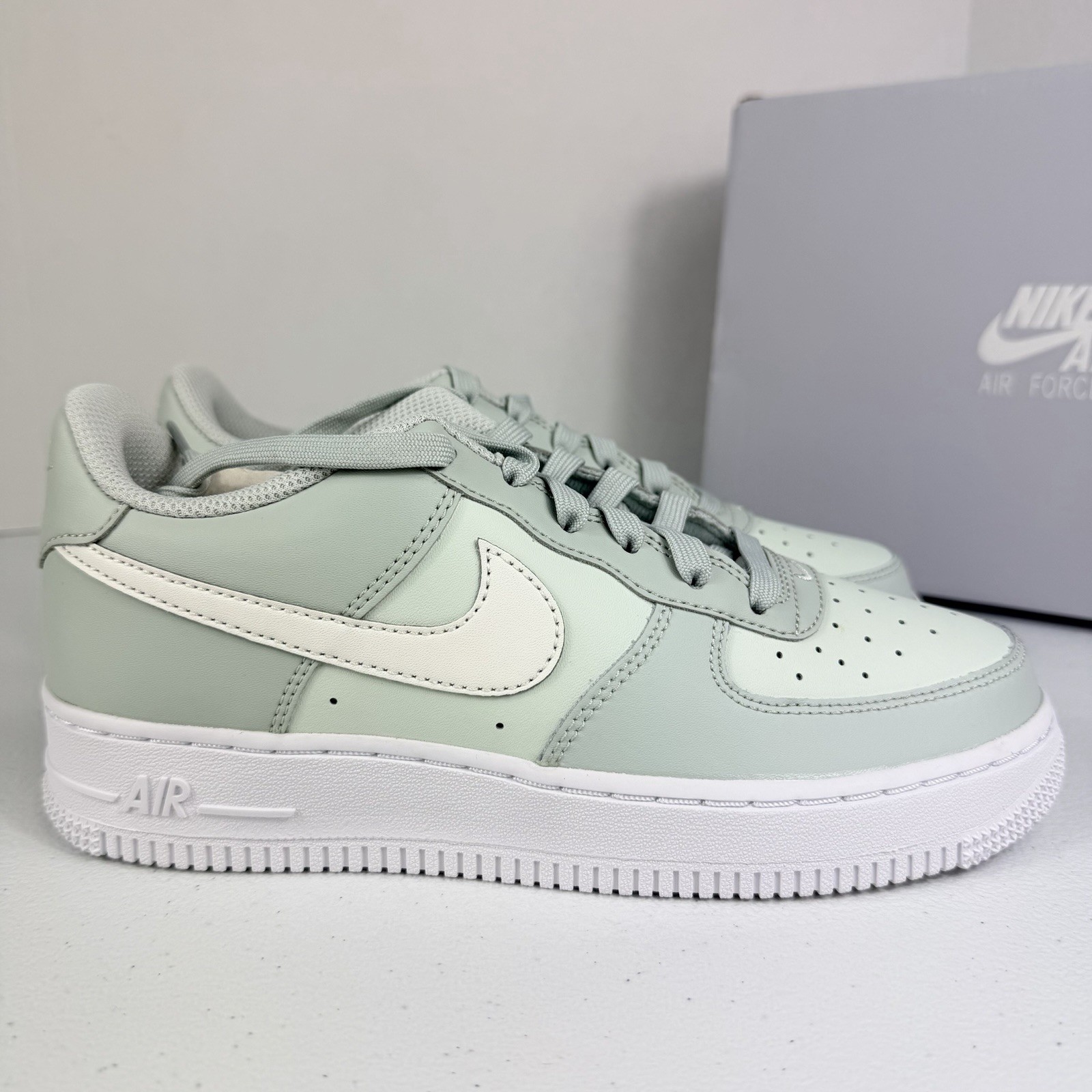 NEW Nike Air Force 1 Light Green Sneakers FV5948-007 GS Youth Sizes