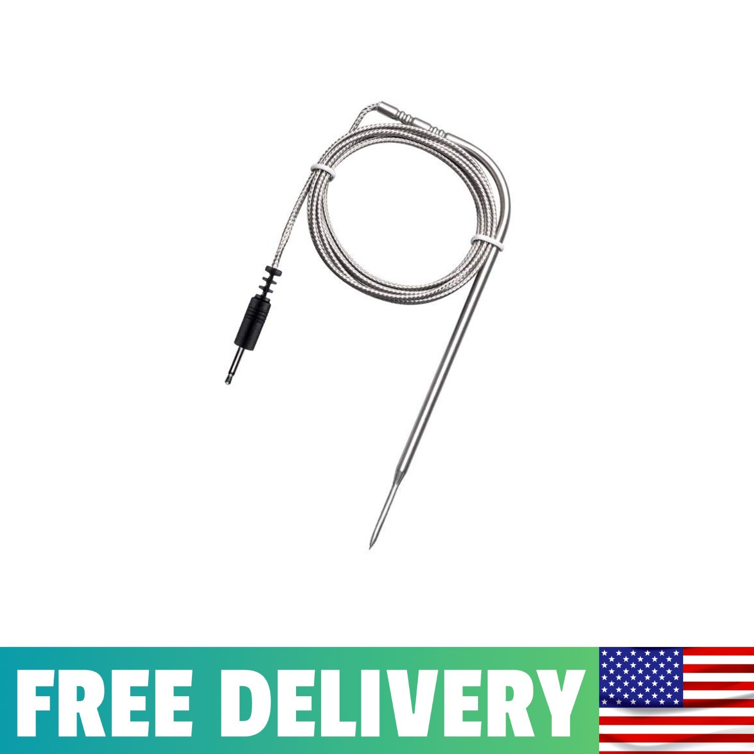 59 Inches Stainless Probe Replacement For IBT-4XS Meat Grill Thermometer