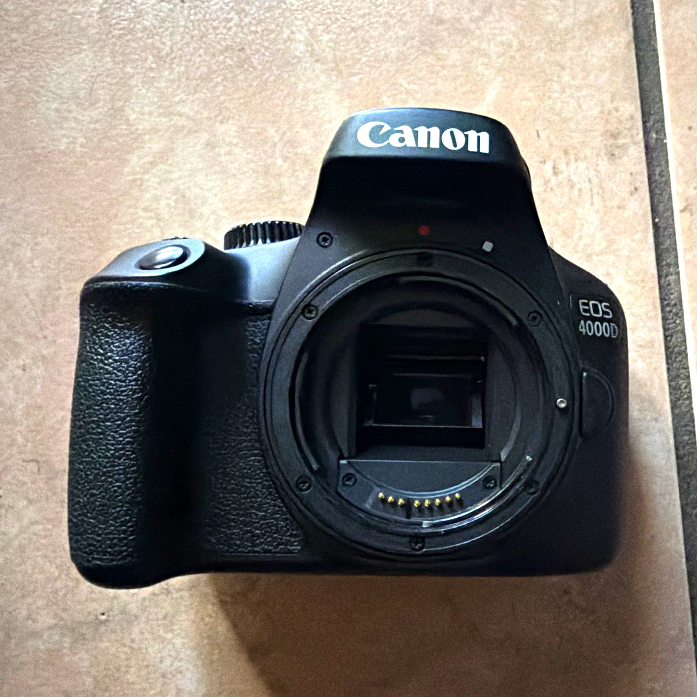 Canon EOS 4000D Black DSLR Camera Body w/ EF-S 18-55mm AF II Lens & Flash