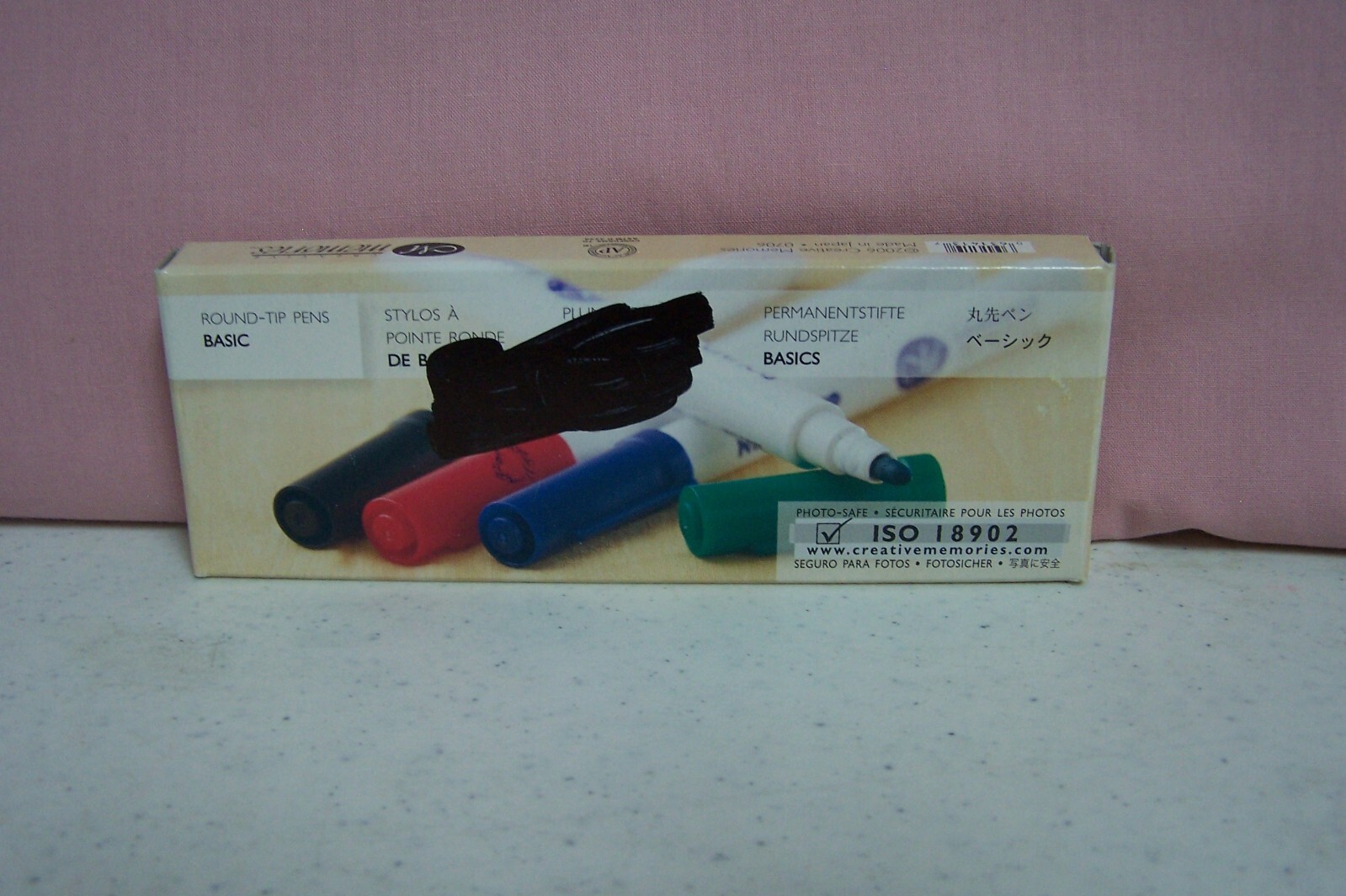 2006 Creative Memories Round-Tip Pens BASIC Set of 4 Pens NEW in Pack