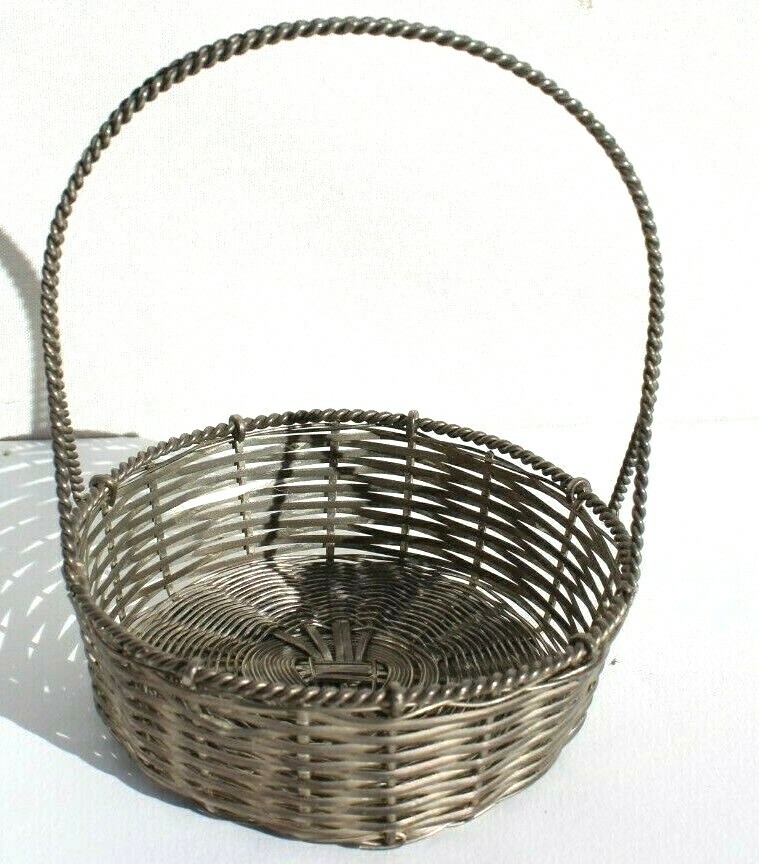 Vintage Victorian Silver Metal Tea Strainer Wall Decoration Tool