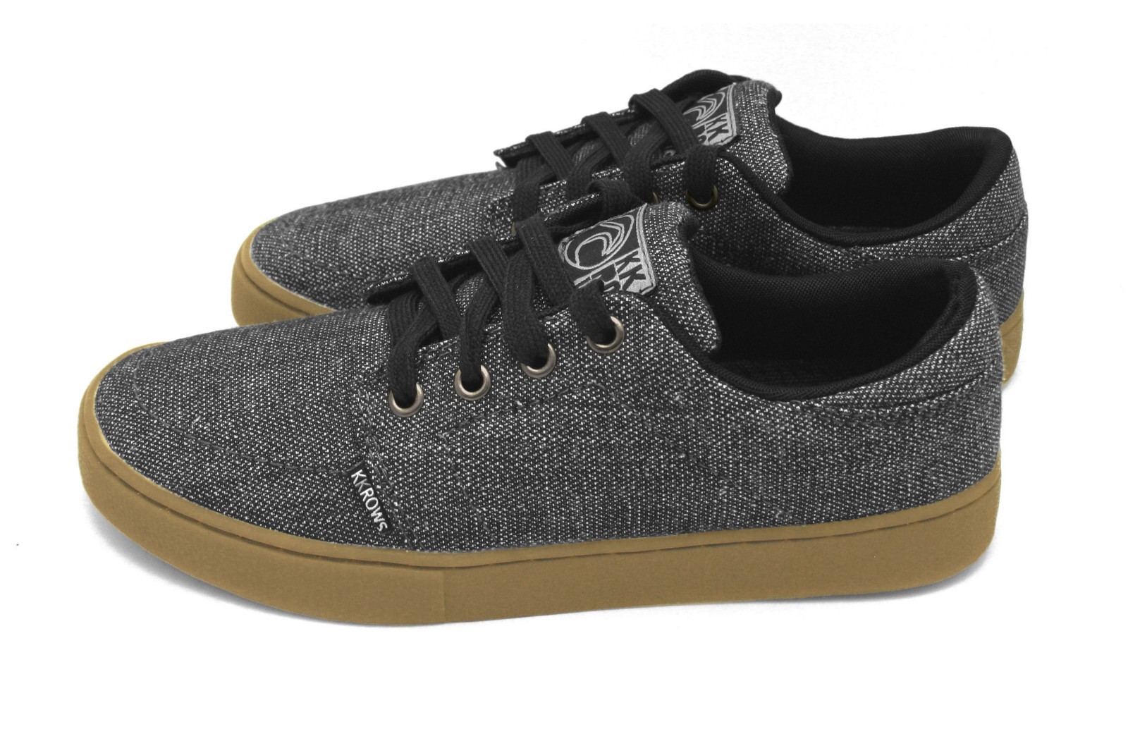 Kemp shoes by kKrows. Charcoal. Skate / Boat / Casual. Low Profile. Men.