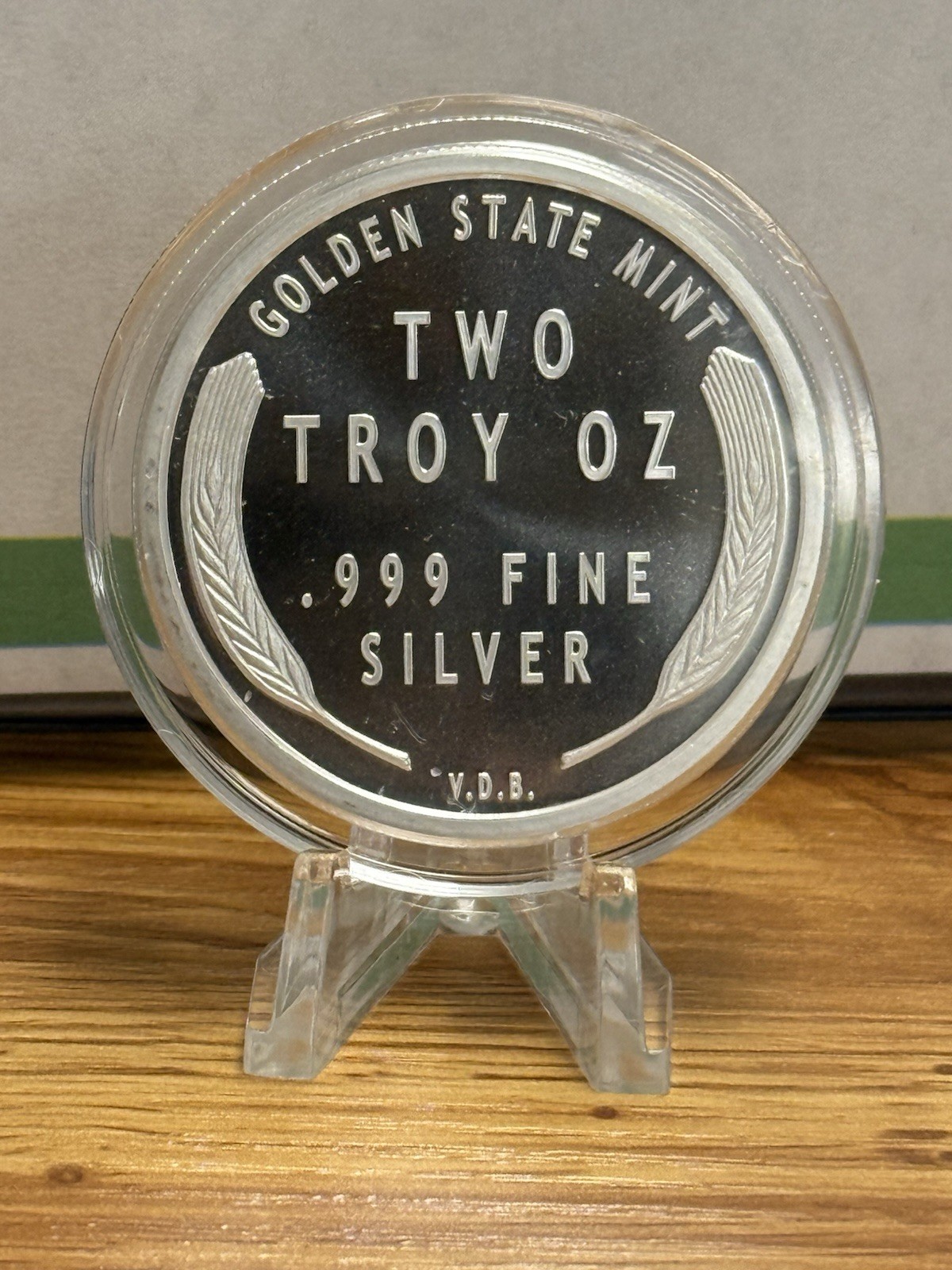 1909 2 oz Lincoln Wheat Cent Silver Round GMS