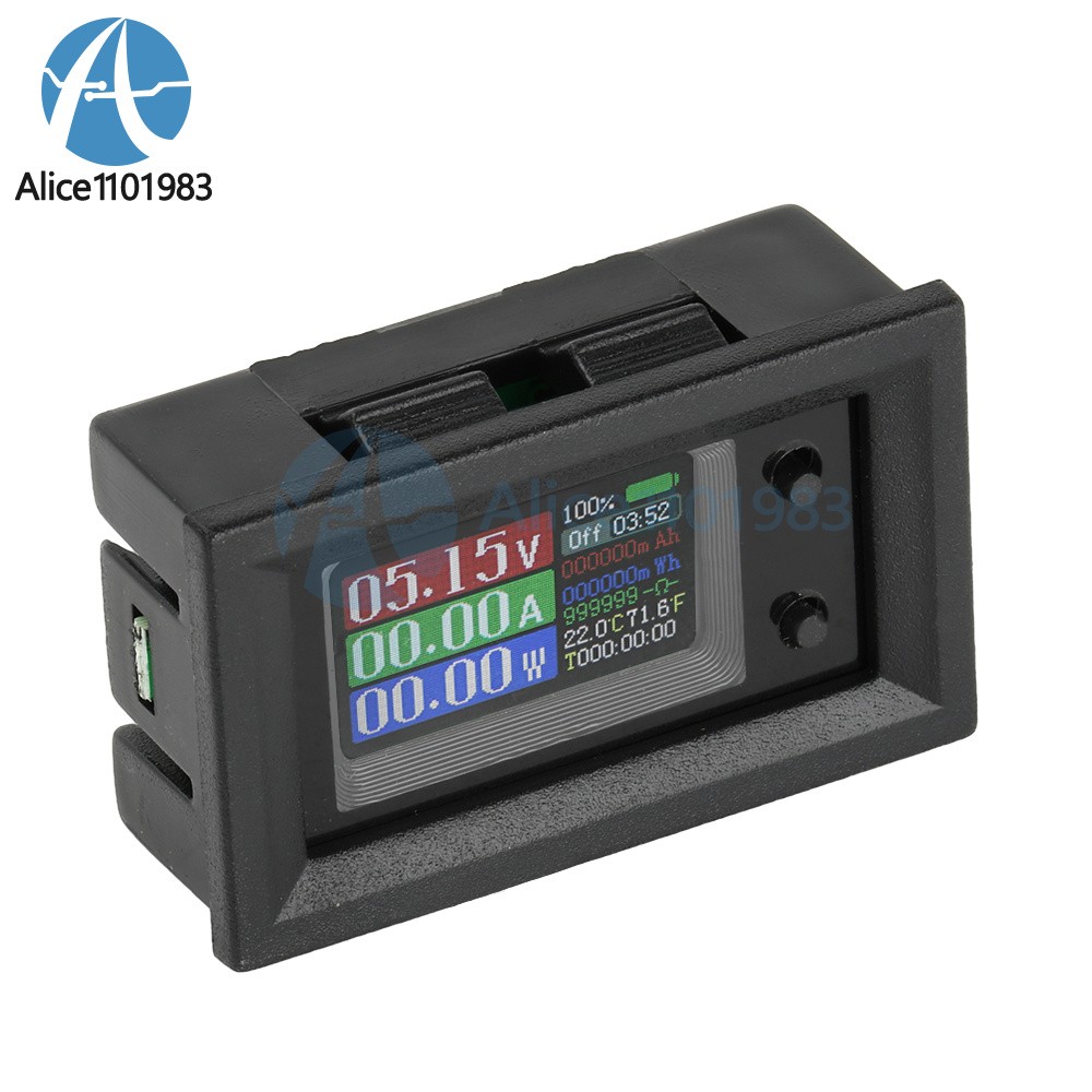 9in1 Multimeter DC4-30V Power Tester Voltage Current Capacity Meter 10A 50A 100A