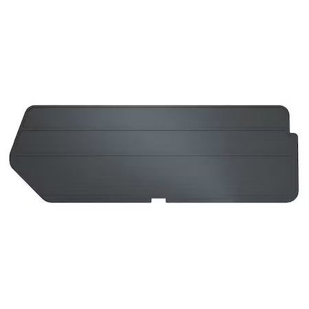 Akro-Mils 40224 Plastic Divider, Black, 10 13/32 In L, 3 1/2 In H, 6 Pk