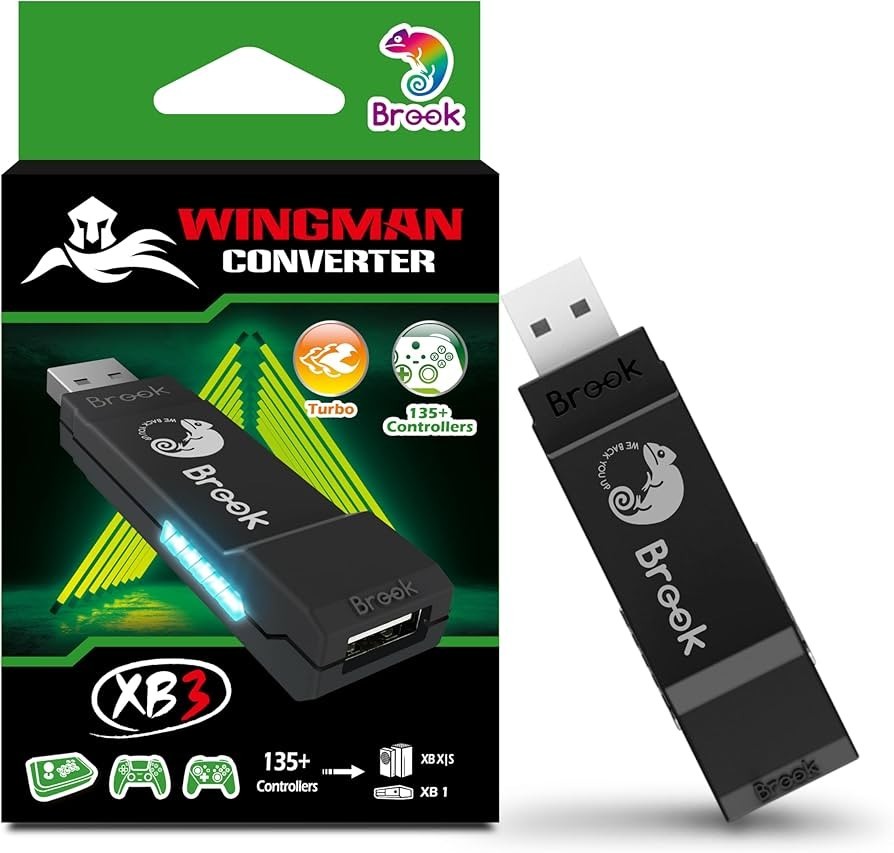 Brook Wingman XB 3 Converter: Wireless Controller Adapter for New XB Series X/S