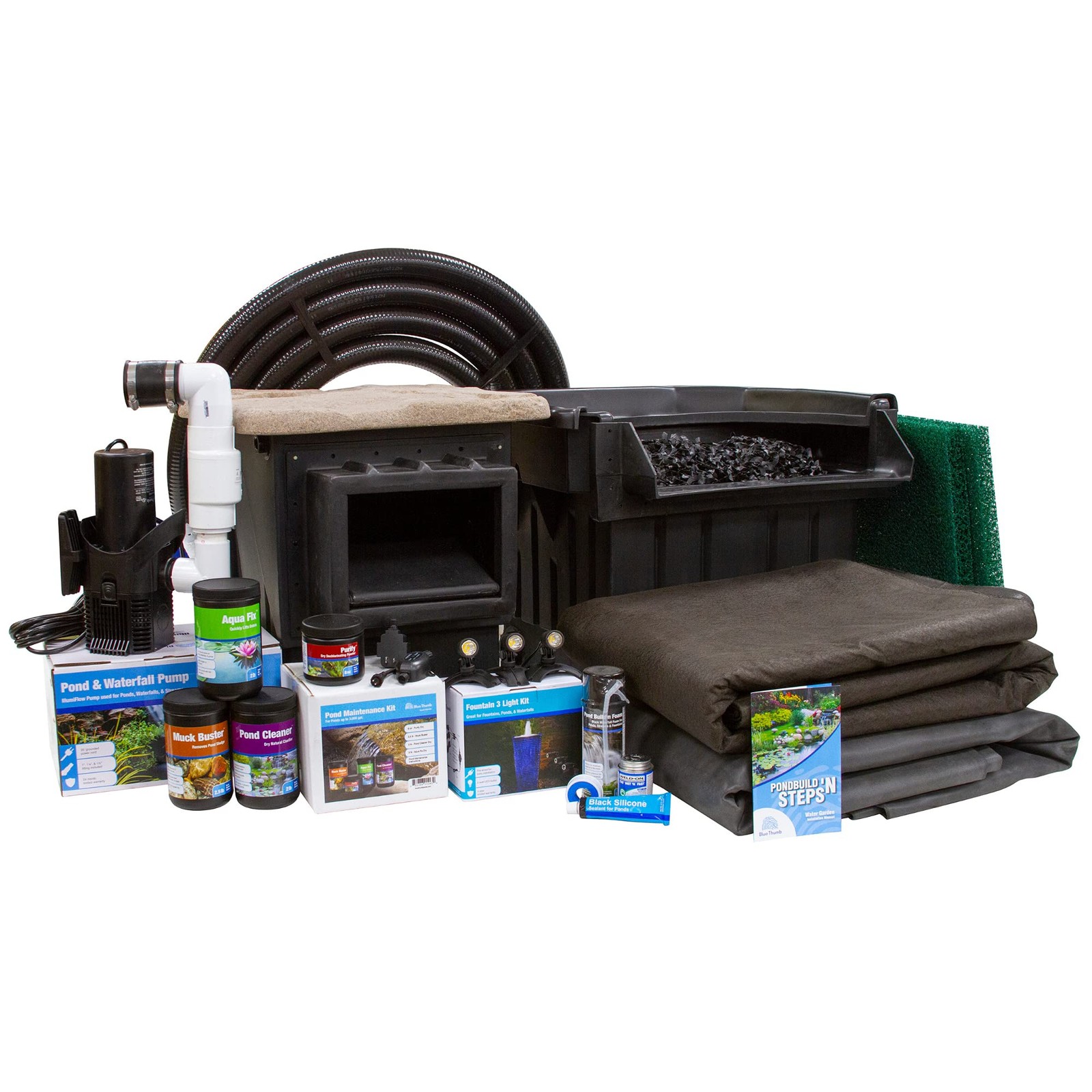 Blue Thumb Elite 550 Gallon Water Garden and Pond Kit, 6' x 8'