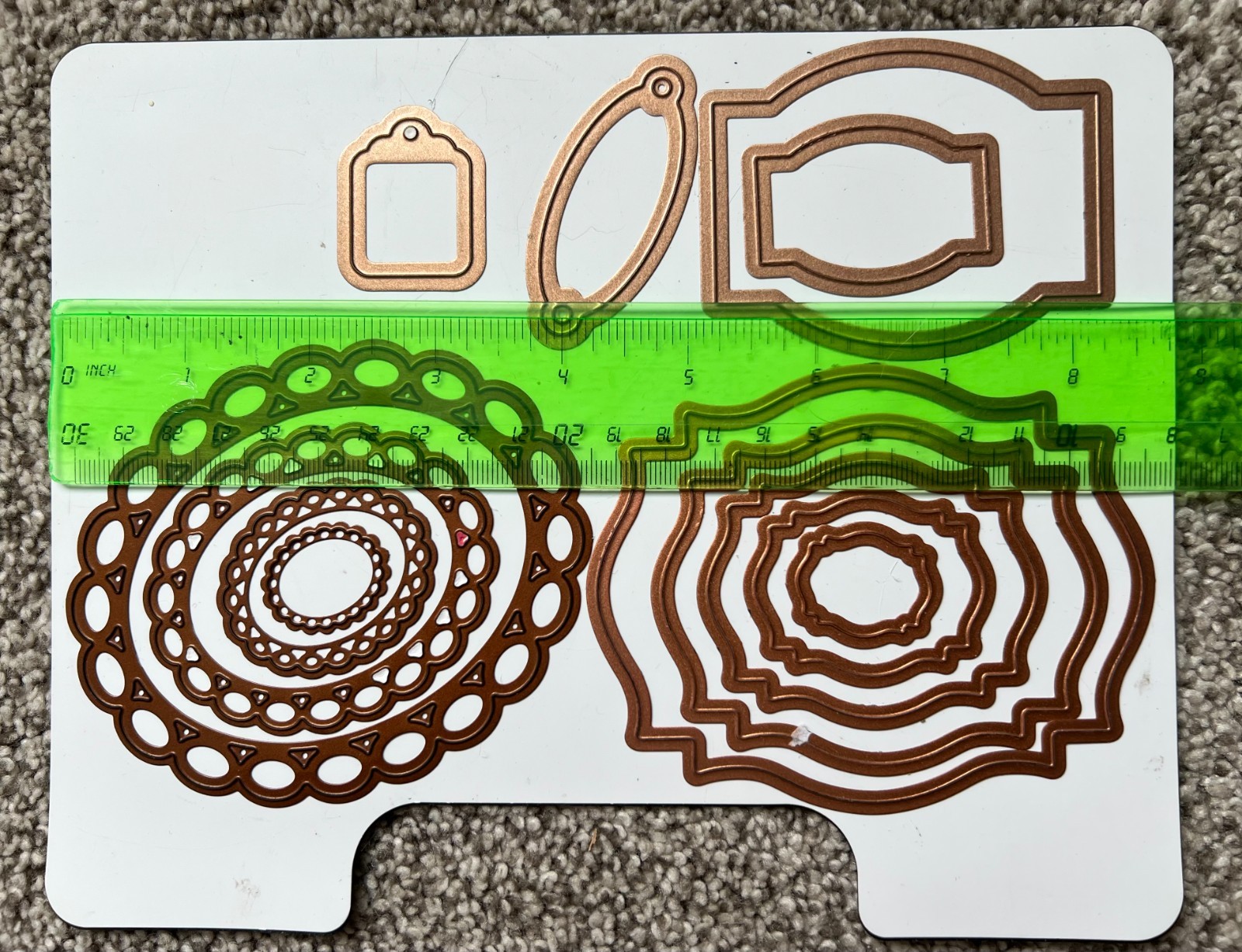 100+ metal die cuts shapes/borders/frames plus 13 magnetic sheets