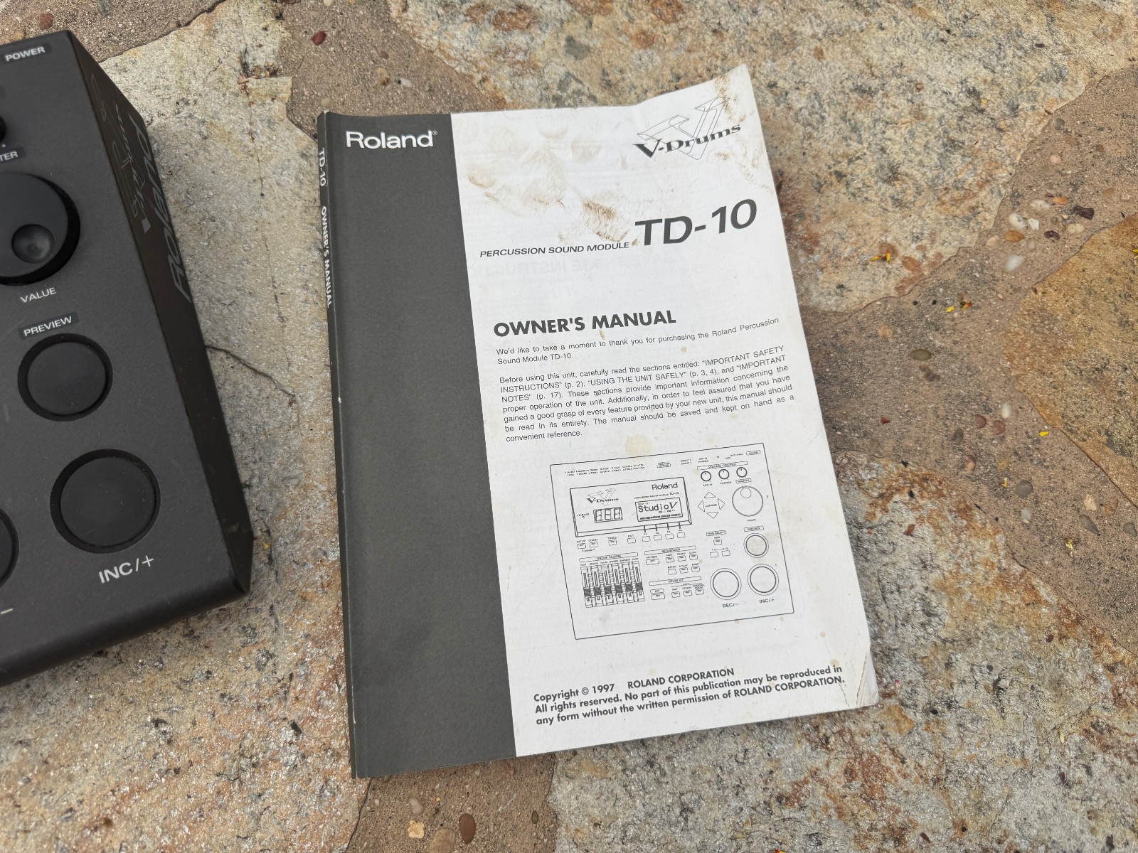 Roland Td-10 EXPANDED VDrum Module Brain td10